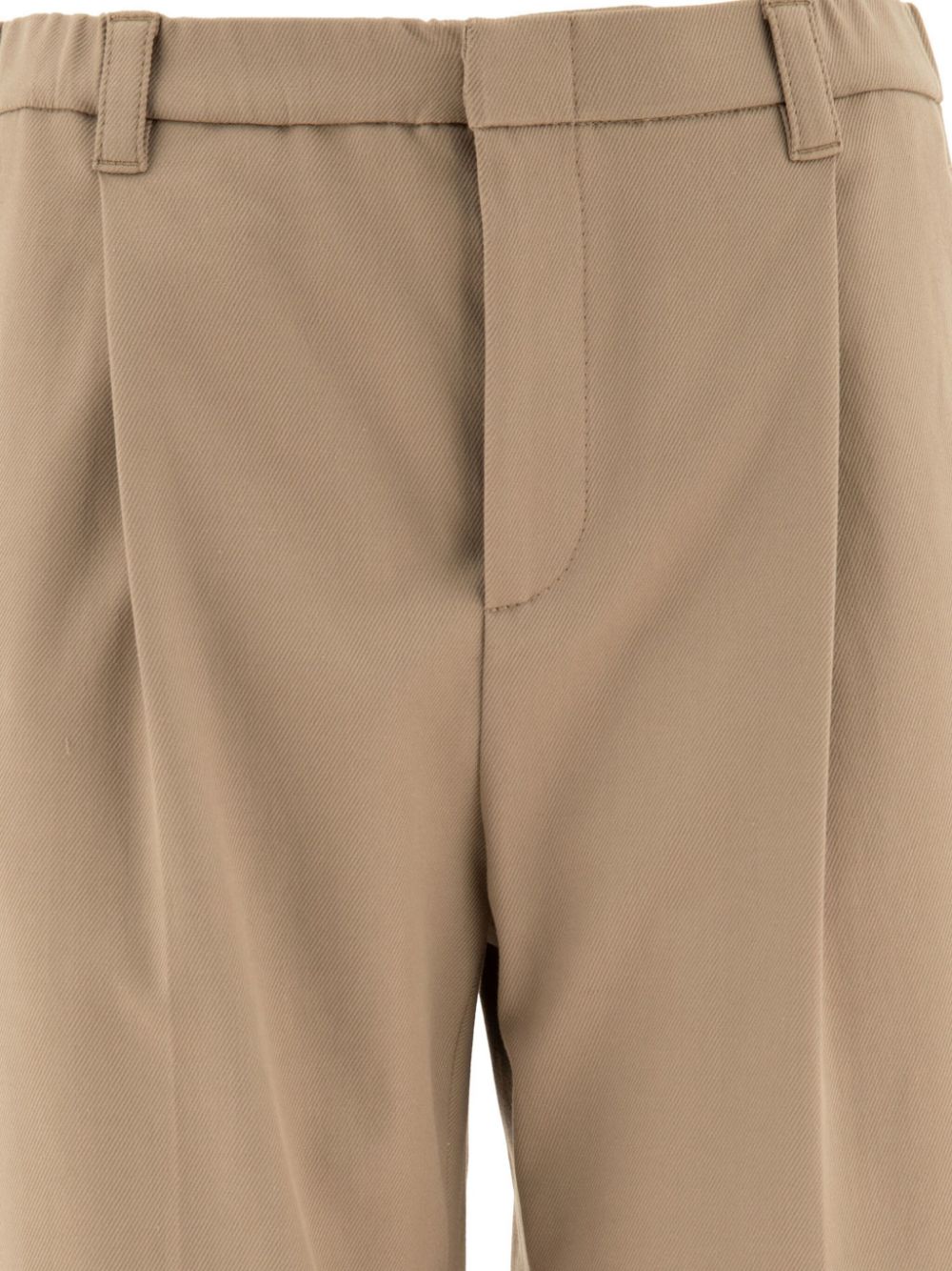 Brunello Cucinelli single-pleat straight-leg trousers Women