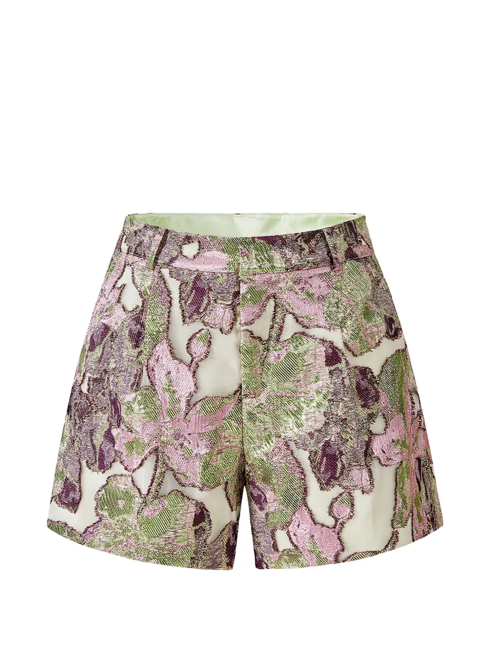Shanghai Tang jacquard shorts - Neutrals