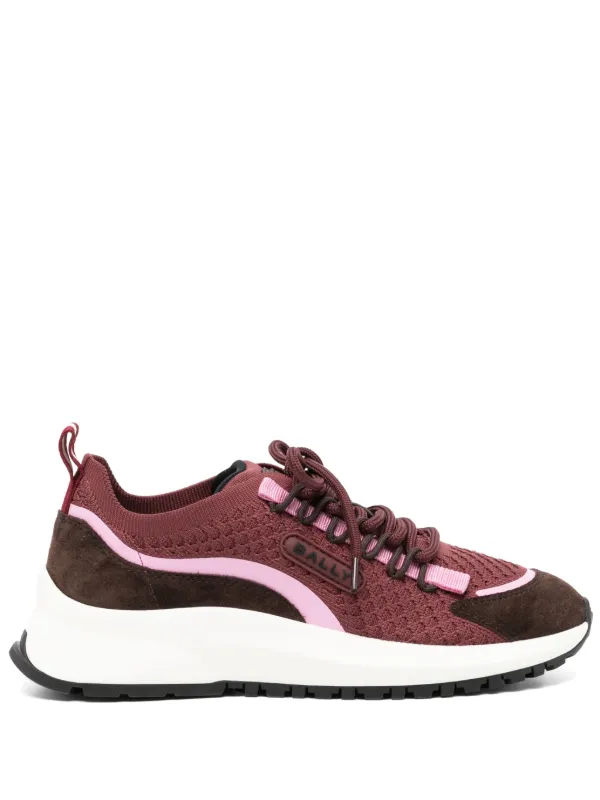 Bally Daryel Mesh-panel Sneakers in Red