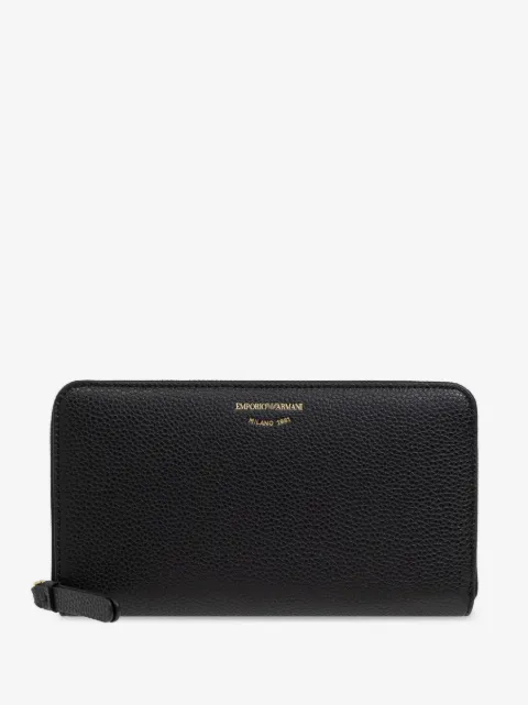 Emporio Armani embossed-logo wallet