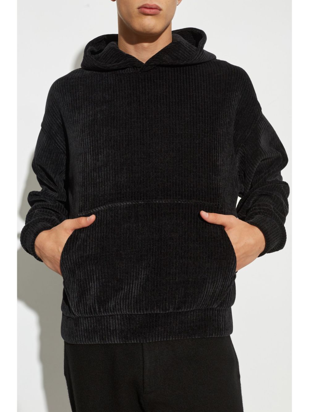 Emporio Armani corduroy hoodie Men