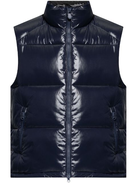 Save The Duck logo-patch padded gilet