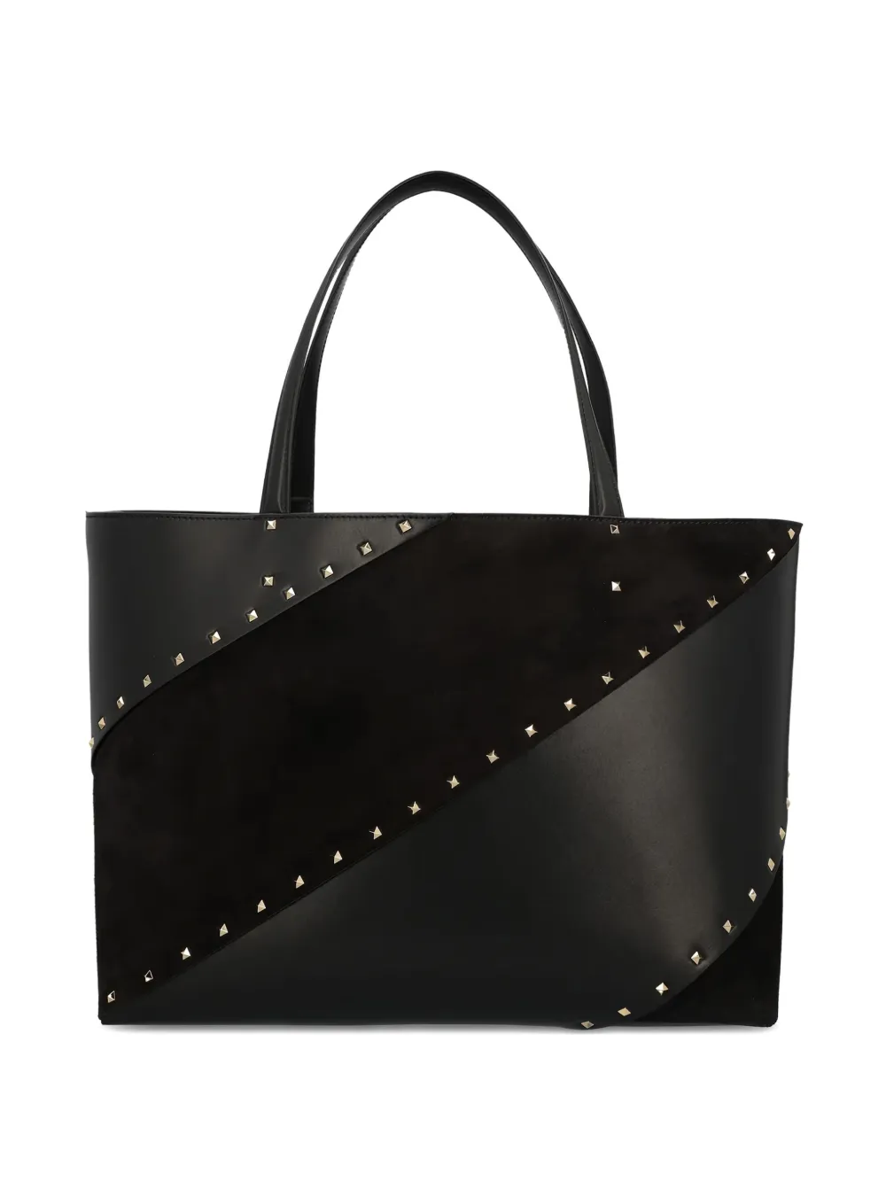Valentino Garavani Rockstud tote bag - ブラック Valentino Garavani Rockstud tote bag - ブラック