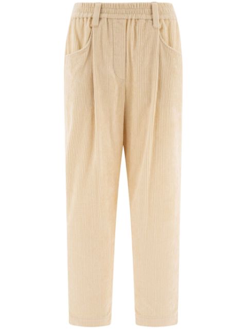 Brunello Cucinelli corduroy straight-leg trousers Women