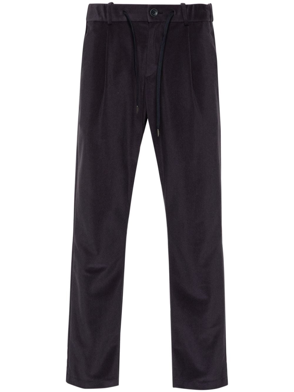 Herno Corduroy Trousers In Blue