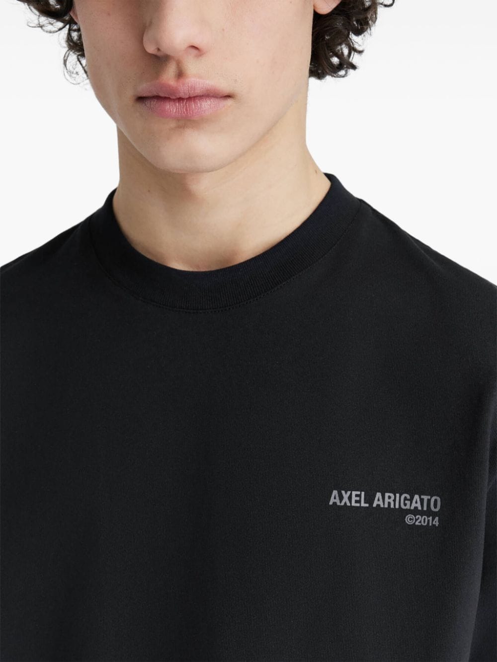 Shop Axel Arigato Legacy T-shirt In Black