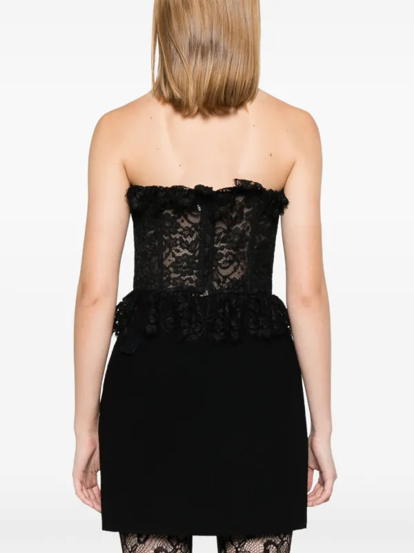 【最終価格】her praha / Flowing ribbon bustier 最終価格】her praha / Flowing ribbon bustier
