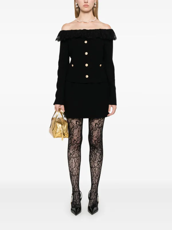 ジャケット ALESSANDRA RICH SS23 TWEED JACKET (FAB3168_F3805822) ALESSANDRA RICH SS23 TWEED JACKET (FAB3168_F3805822