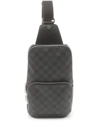 Louis Vuitton Pre Owned 2017 Avenue Rucksack Mit Querriemen Schwarz FARFETCH DE