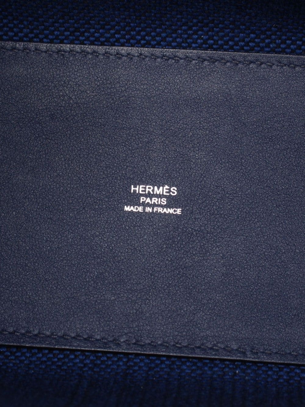 Pre-owned Hermes H En Biais 27 手提包（2022年典藏款） In Blue