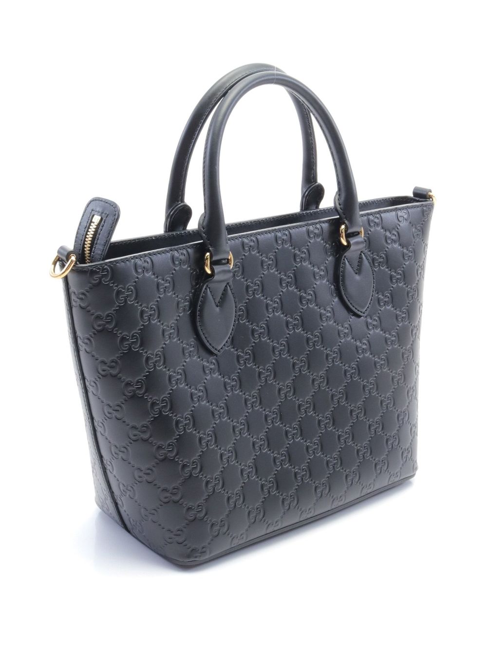 Gucci Pre-Owned 2010 Guccissima two-way bag - Zwart