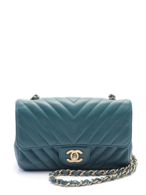 Affordable HOT SALE CHANEL 2018-2019 mini Classic Flap shoulder bag Women