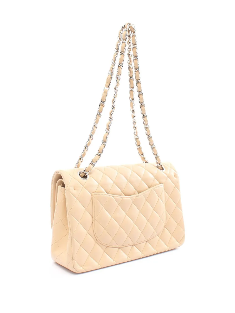 CHANEL Pre-Owned 2013-2014 Double Flap shoulder bag - Beige