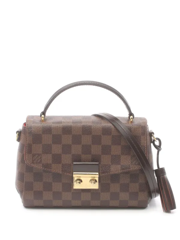 Louis Vuitton Pre Owned 2018 Croisette two way Handbag Brown FARFETCH IE