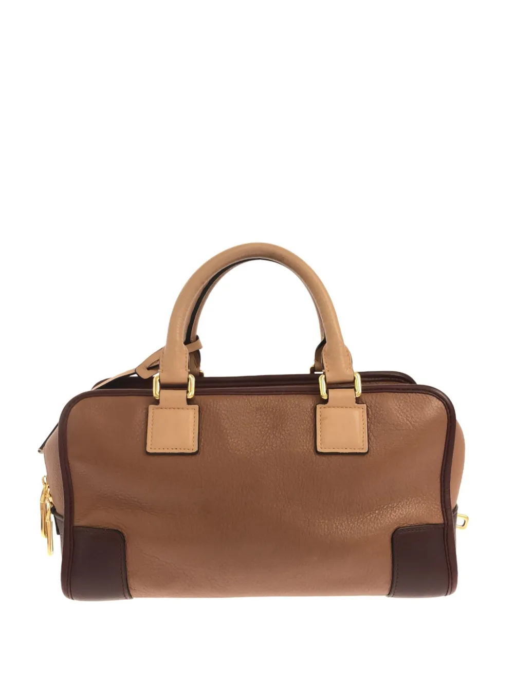 Loewe Pre-Owned 2000-2023 Tricolor Leather Amazona 28 handbag - Bruin