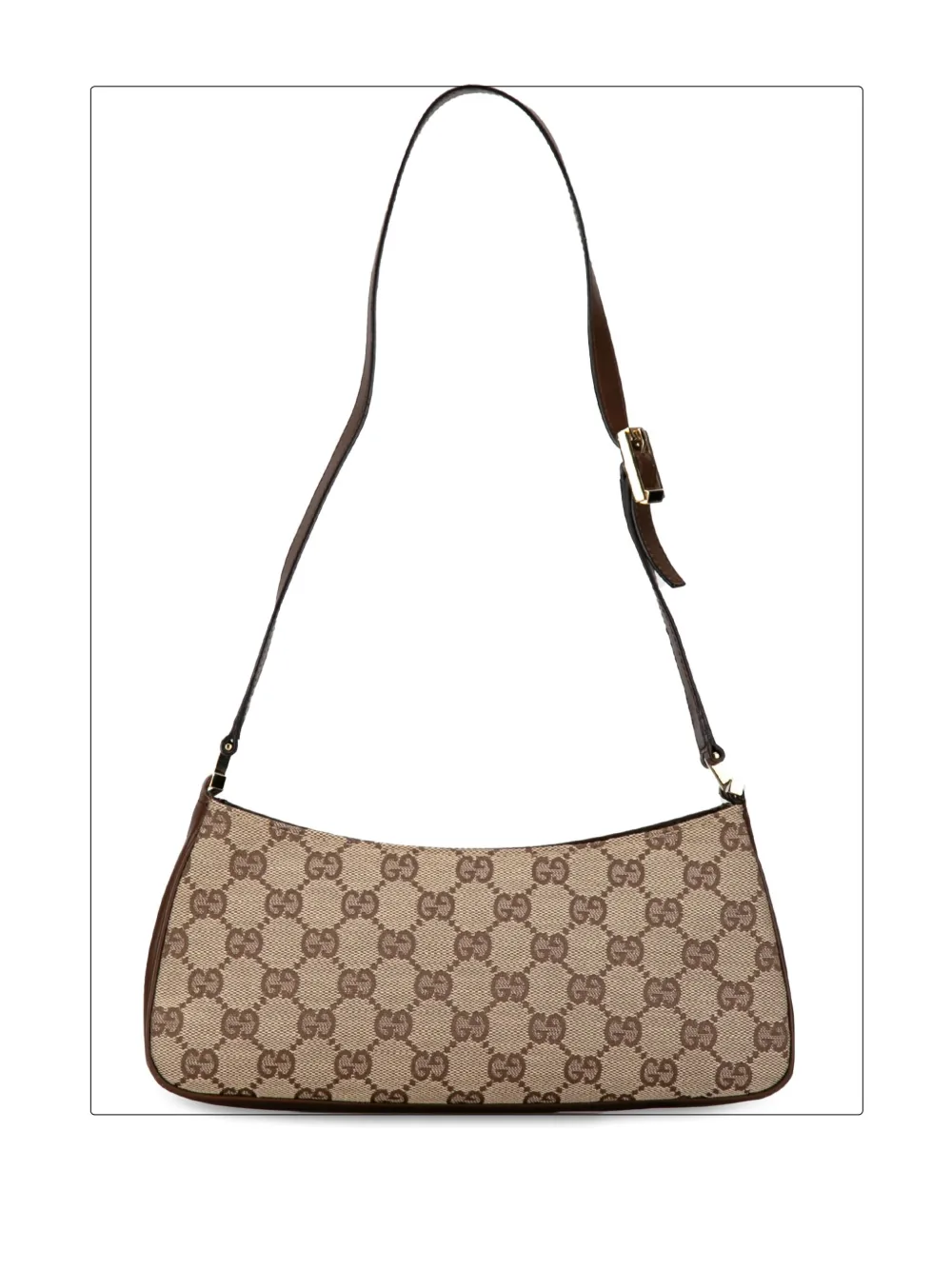 Gucci Pre-Owned 2000-2015 GG Canvas Pochette shoulder bag - Bruin