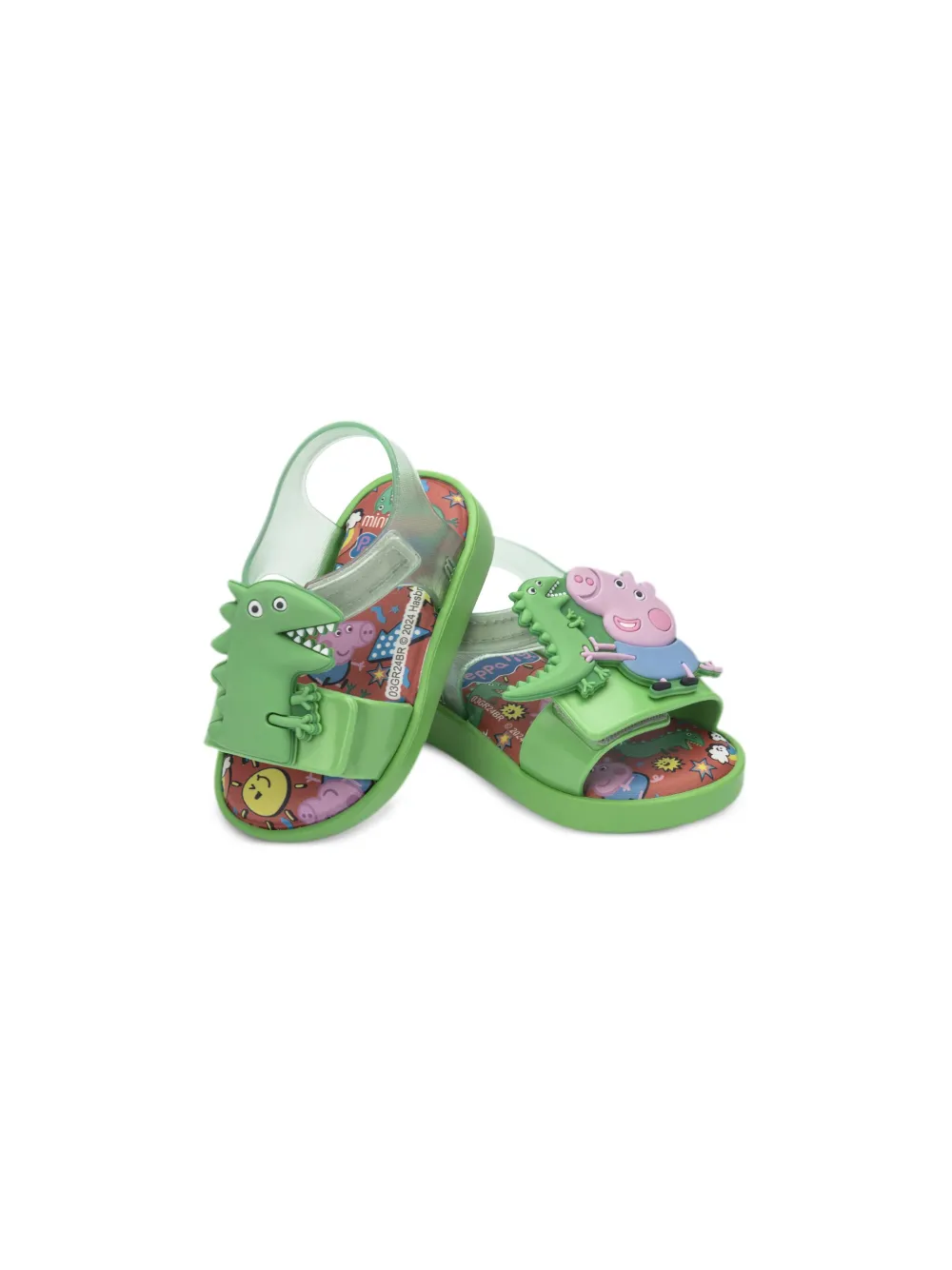 Mini Melissa Jump x Peppa Pig sandals Green