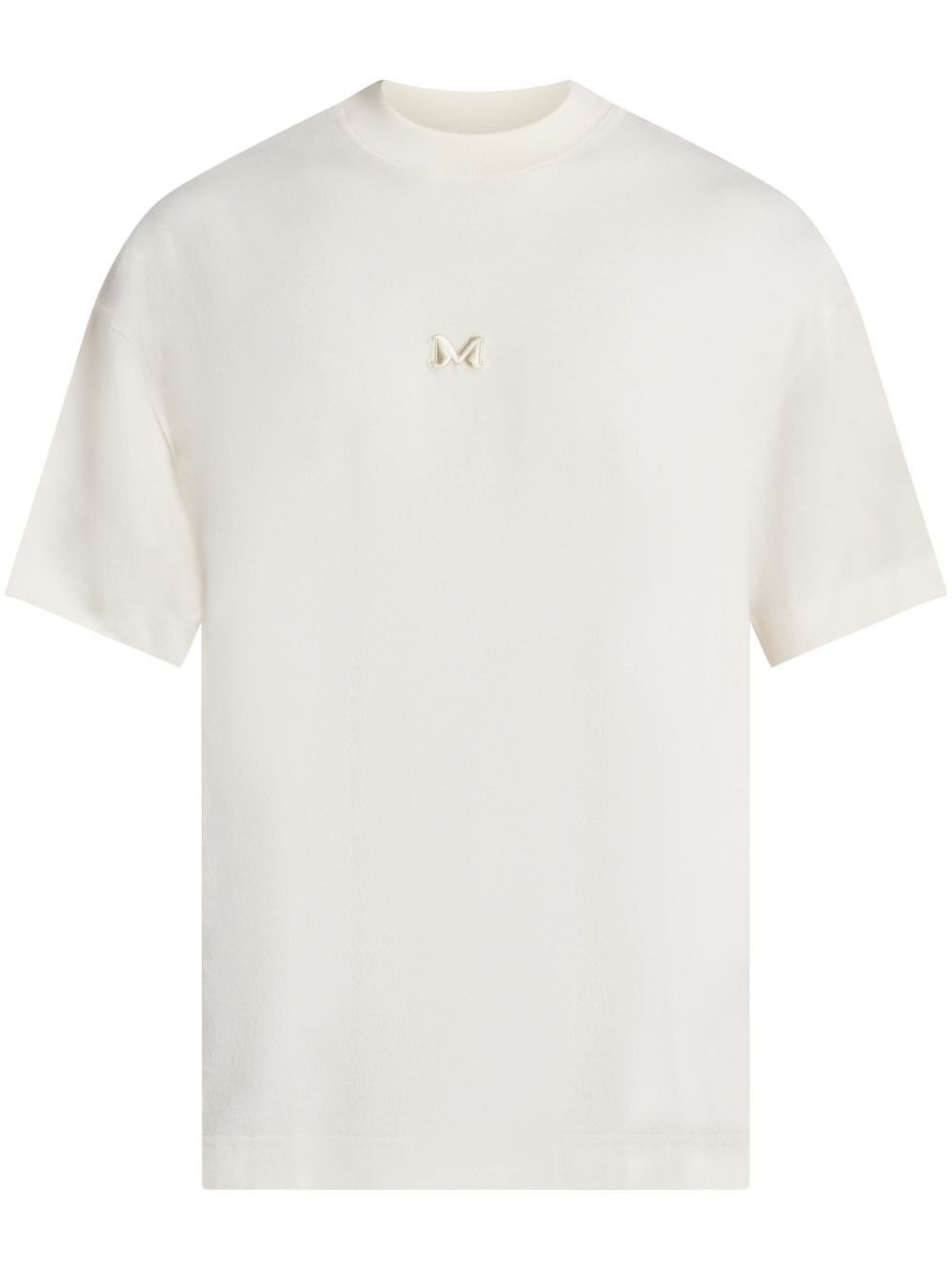 logo-embroidered cotton t-shirt