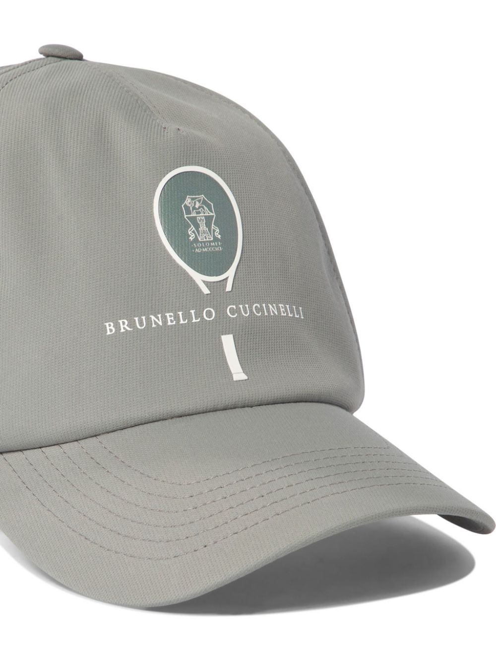 Brunello Cucinelli logo-print cap Men