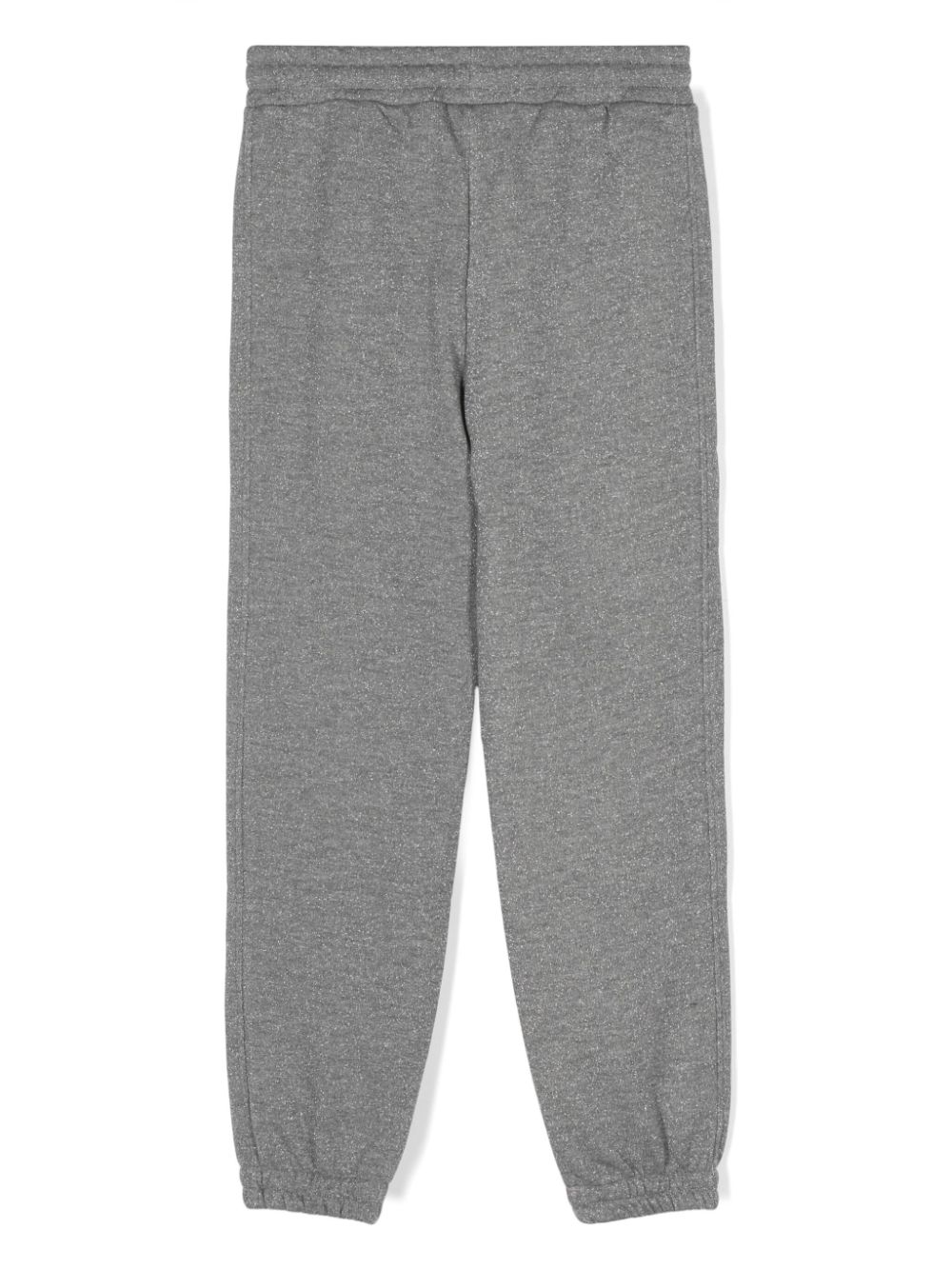 Pinko Kids Lurex fleece trainingsbroek - Grijs