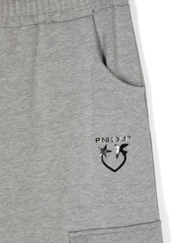 PINKO 25SS パンツ グレー系 Pinko Kids フロックロゴ パンツ | グレー | FARFETCH JP