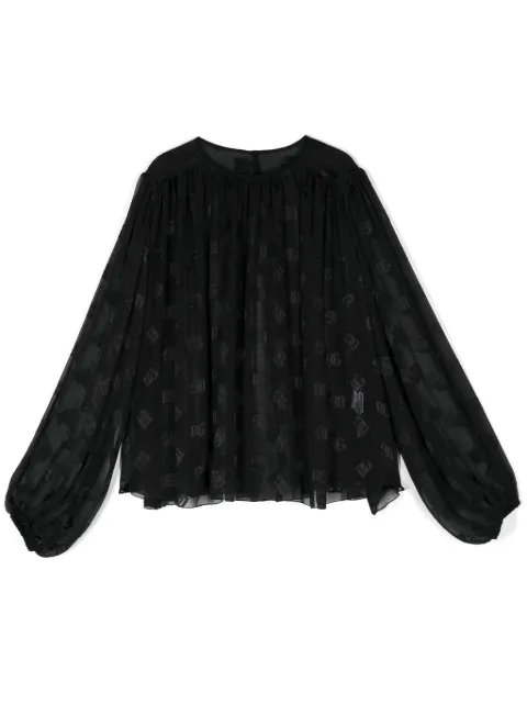 Dolce & Gabbana blusa con monograma