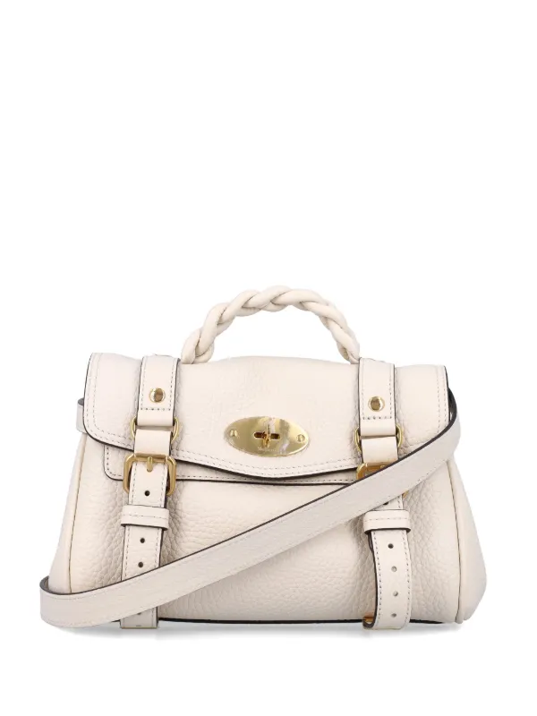 Mulberry Mini Alexa Tote Bag Neutrals FARFETCH IE