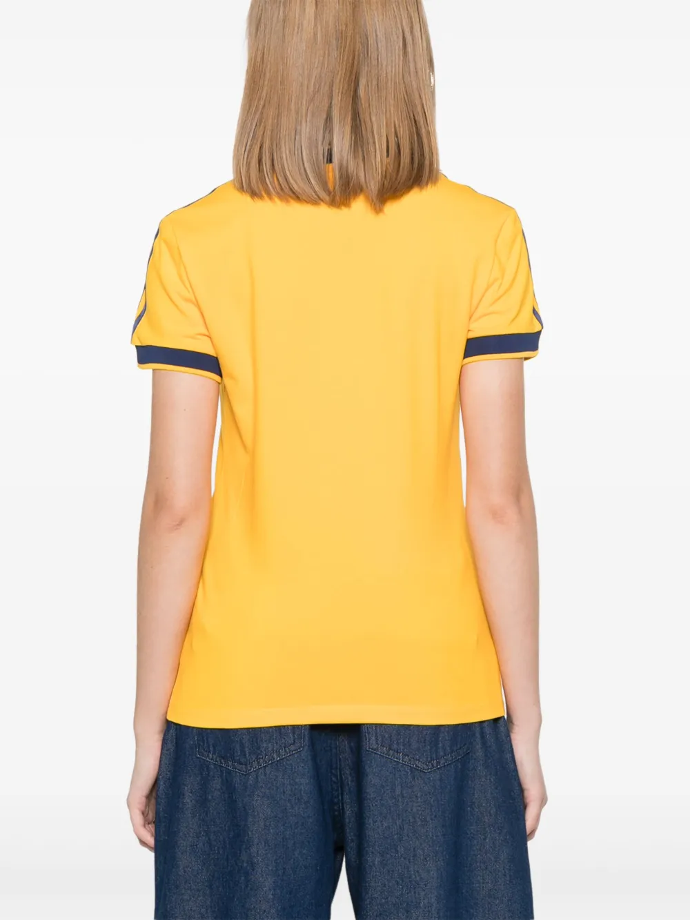 adidas T-shirt met logo Geel