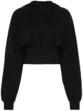 adidas by Stella McCartney cropped hoodie - Black