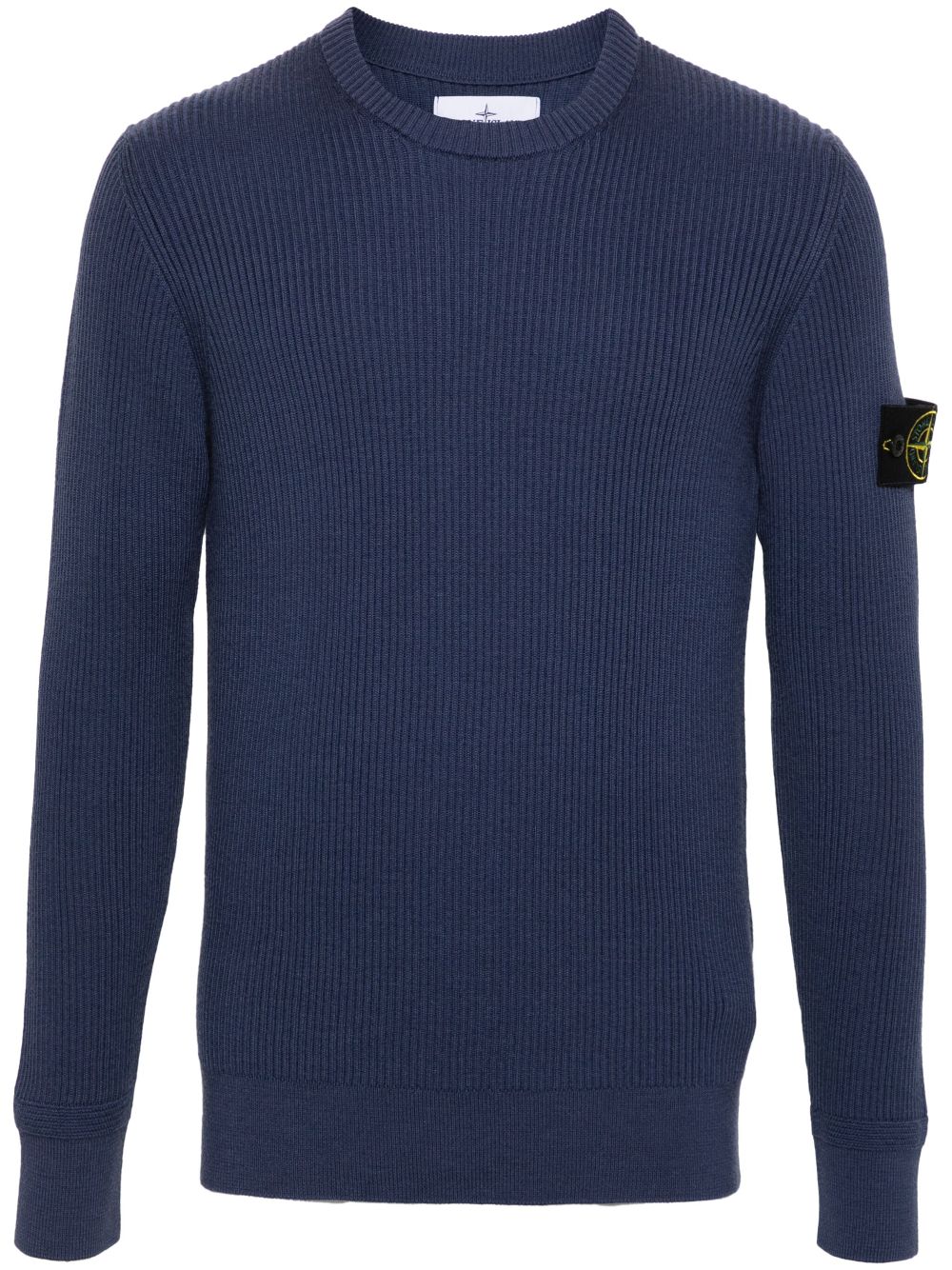 Stone Island ribbed wool sweater - Blue