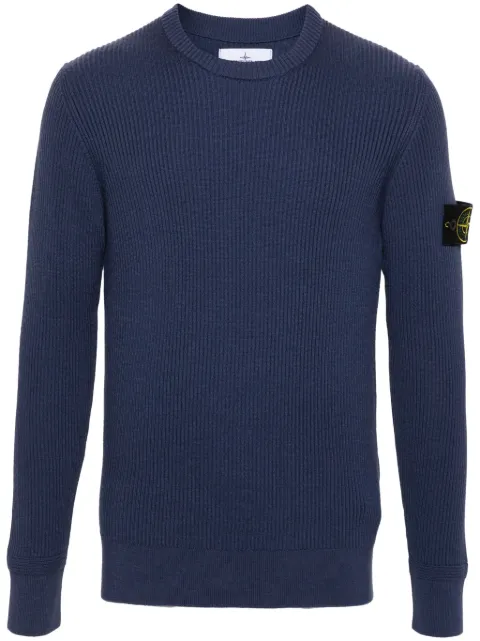 Stone Island ribbed wool sweater