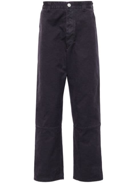 Stone Island embroidered-logo trousers