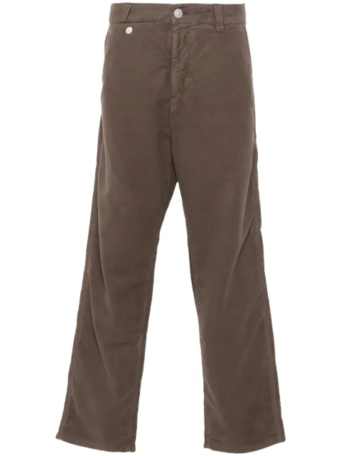 Stone Island pantalon à logo brodé