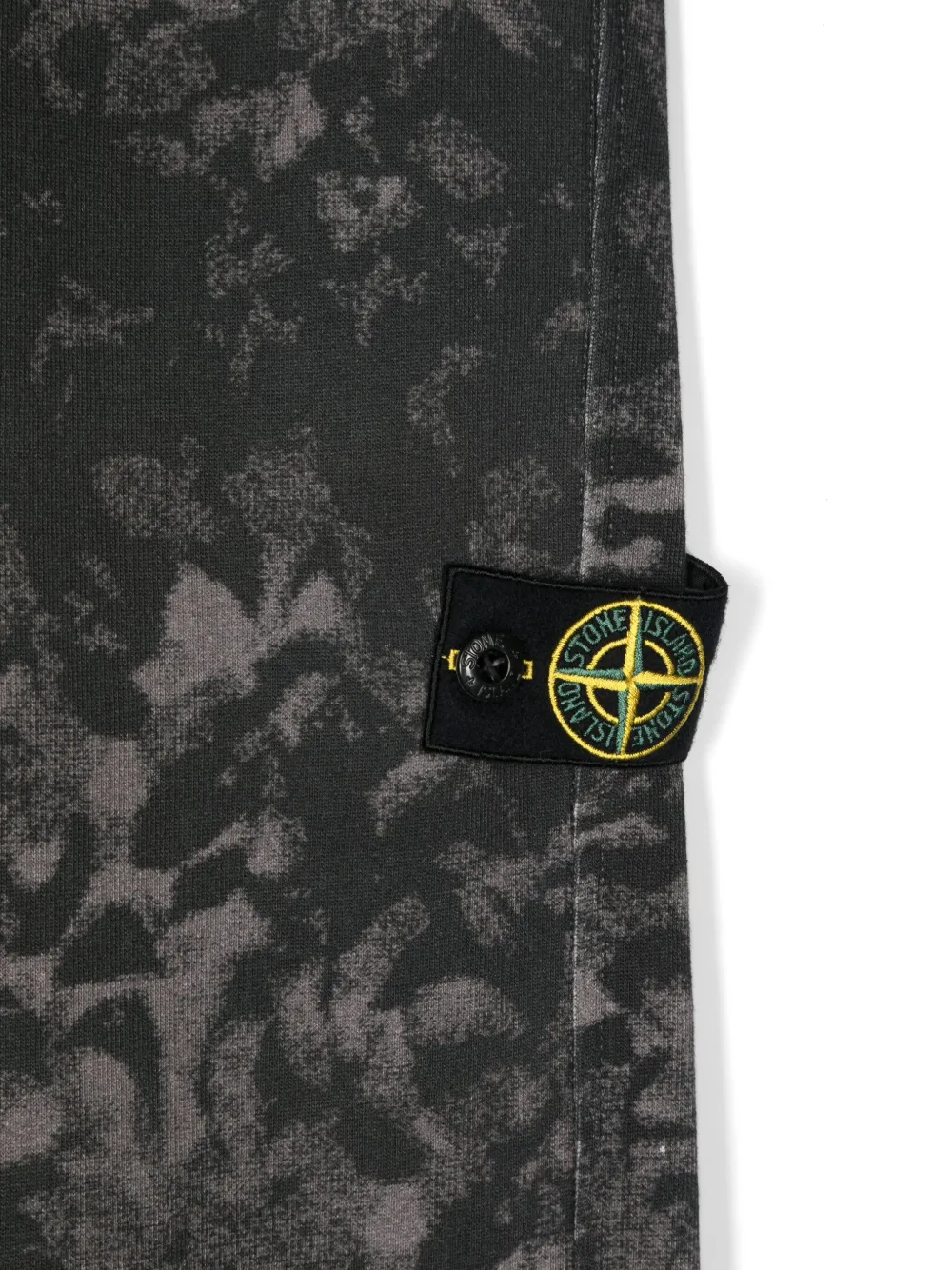 Stone Island Junior Trainingsbroek met Compass-logopatch Zwart