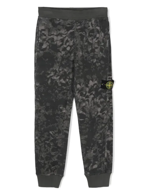 Stone Island Junior pants con distintivo Compass