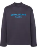 Stone Island logo-print sweatshirt - Blue