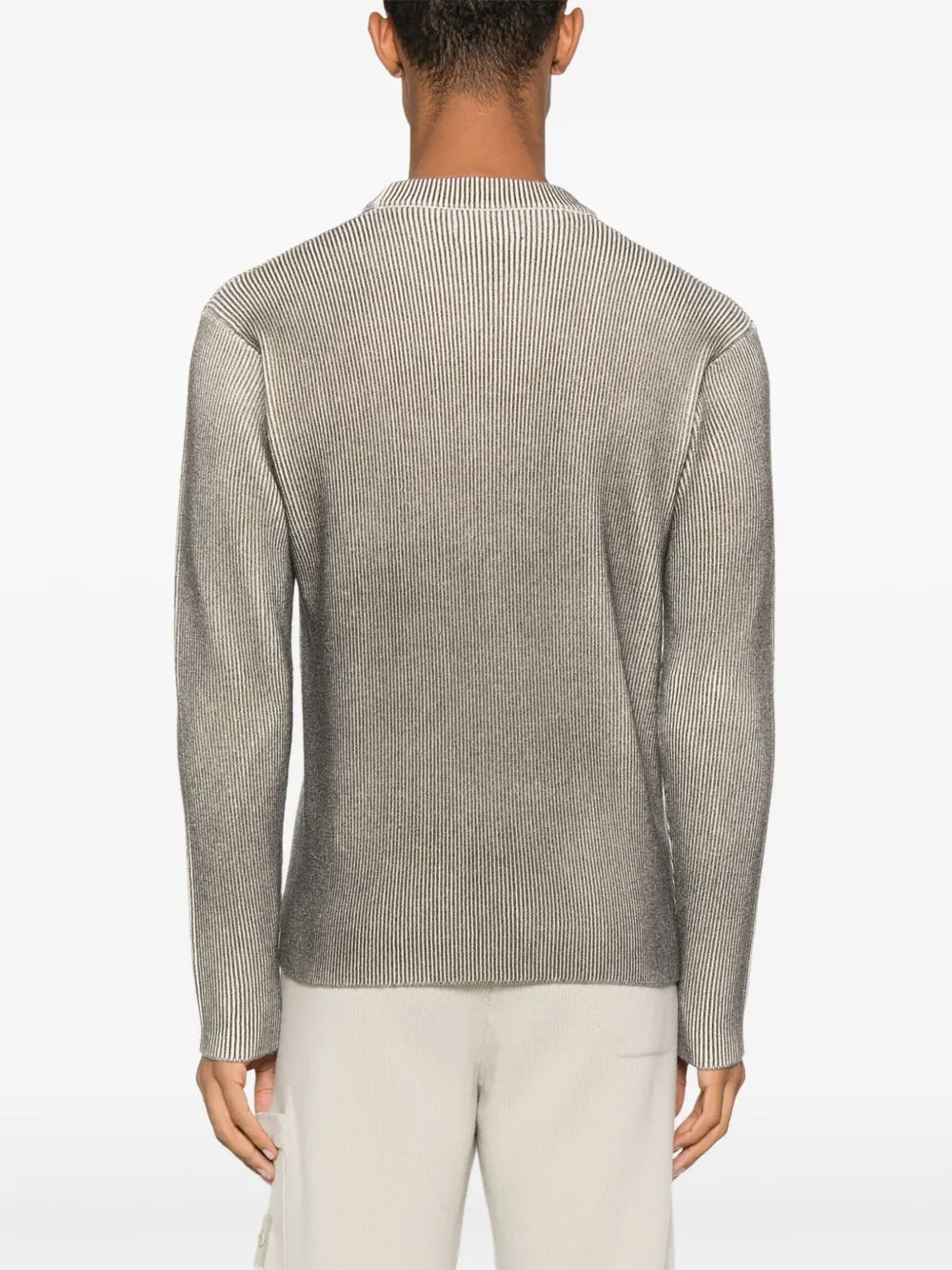Stone Island Trui met logoprint Grijs