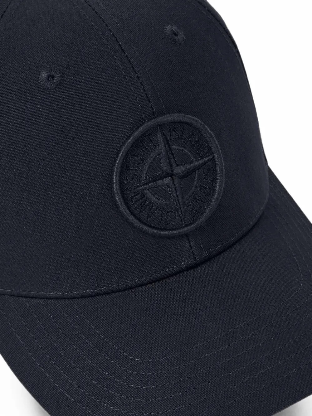 Stone Island Honkbalpet met Compass-logopatch Grijs