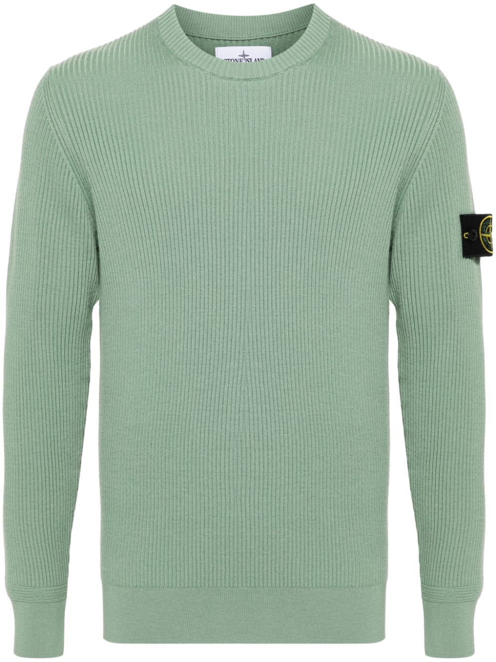 Stone Island ribbed wool sweater - Green