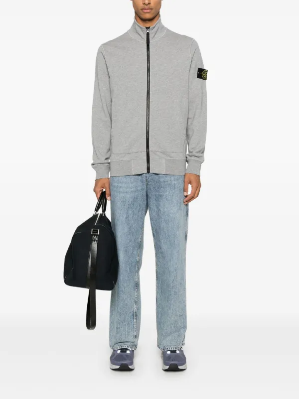 STONE  グレー フリース トレーナー Stone Island フリース スウェットシャツ | グレー | FARFETCH JP
