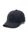 Stone Island Junior Compass-embroidered cap - Blue