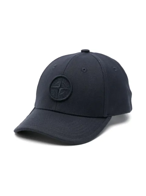 Stone Island Junior Compass-embroidered cap