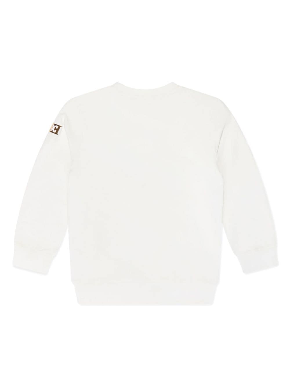 Escada Kids logo-embroidered sweatshirt - Wit