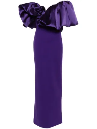 chinese dress ladies Cassia Floral Puff Sleeve Maxi Dress  watereverysunday