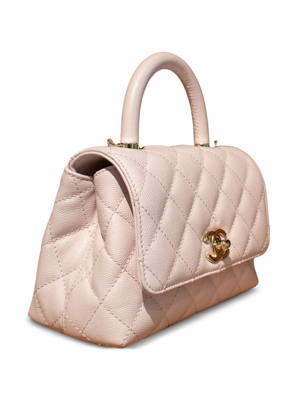 CHANEL diamond-quilted leather tote bag Women