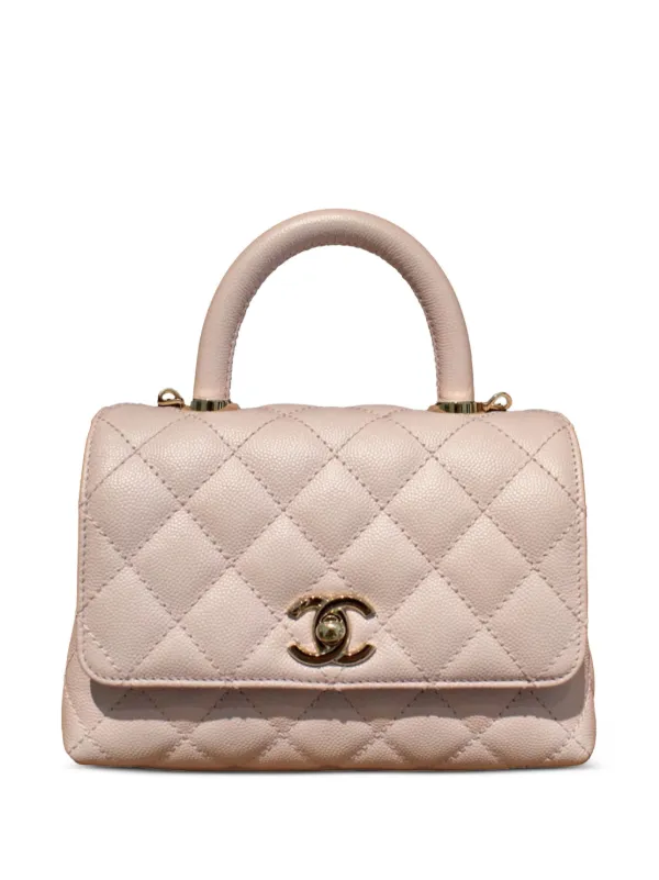 CHANELハンドバッグ キルティング CHANEL Pre-Owned キルティング ハンドバッグ | ピンク