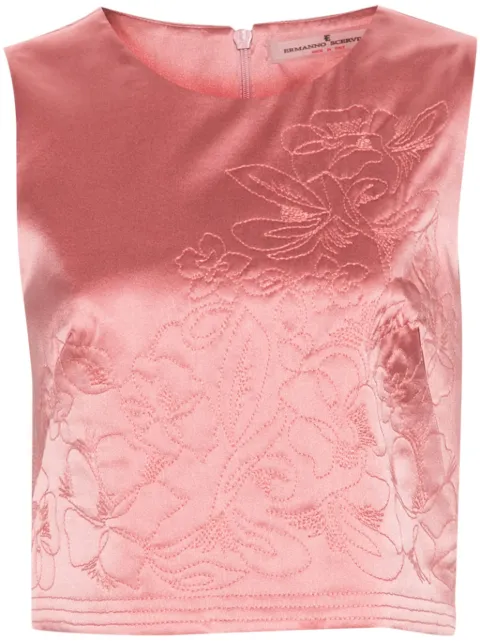 Ermanno Scervino floral-embroidered top