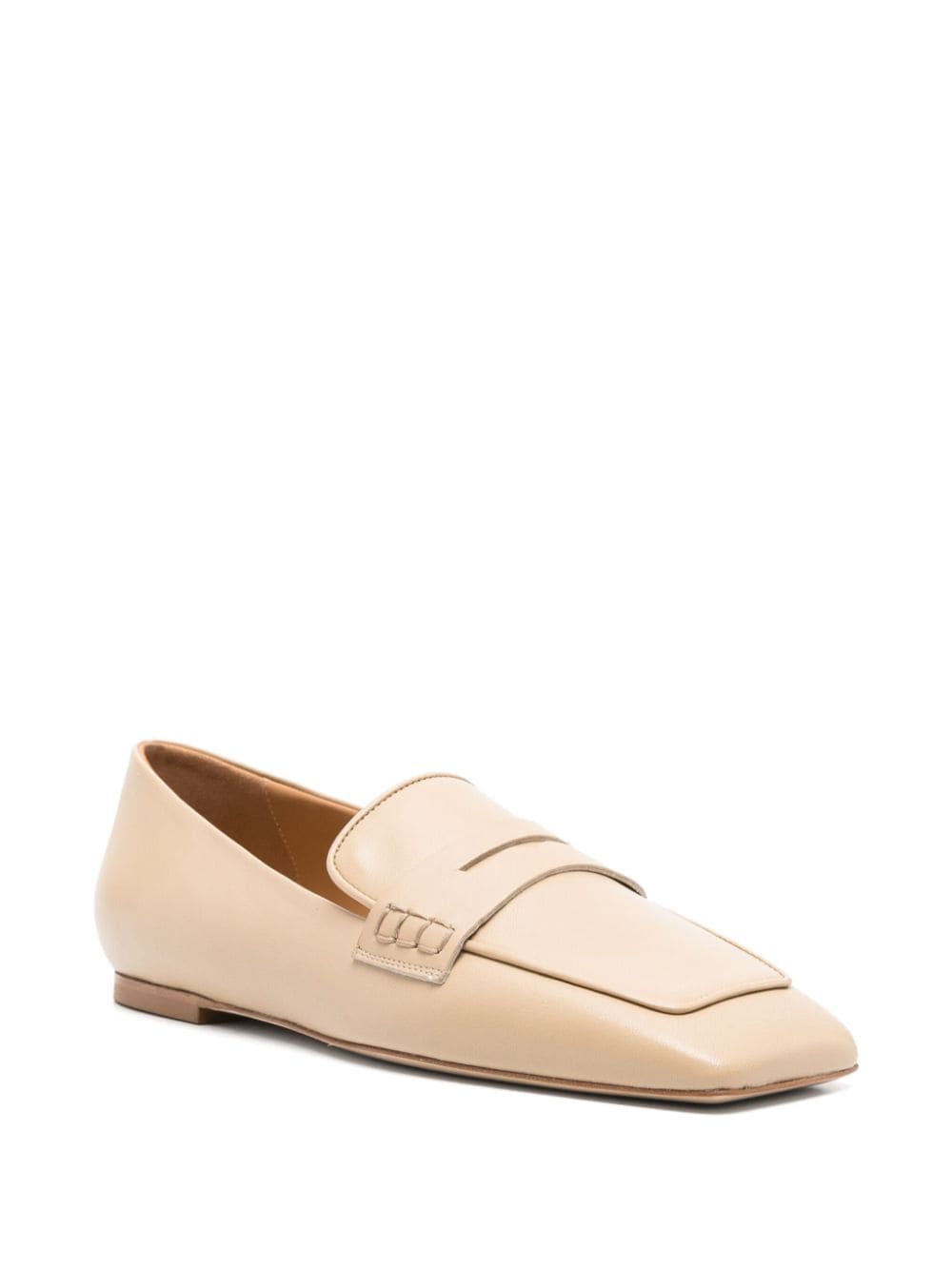 Shop Aeyde Tom Loafers In Neutrals