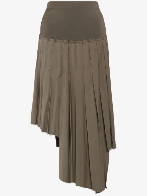 Rokh ribbed pleated skirts
