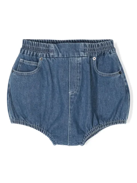 Douuod Kids logo-embroidered shorts 